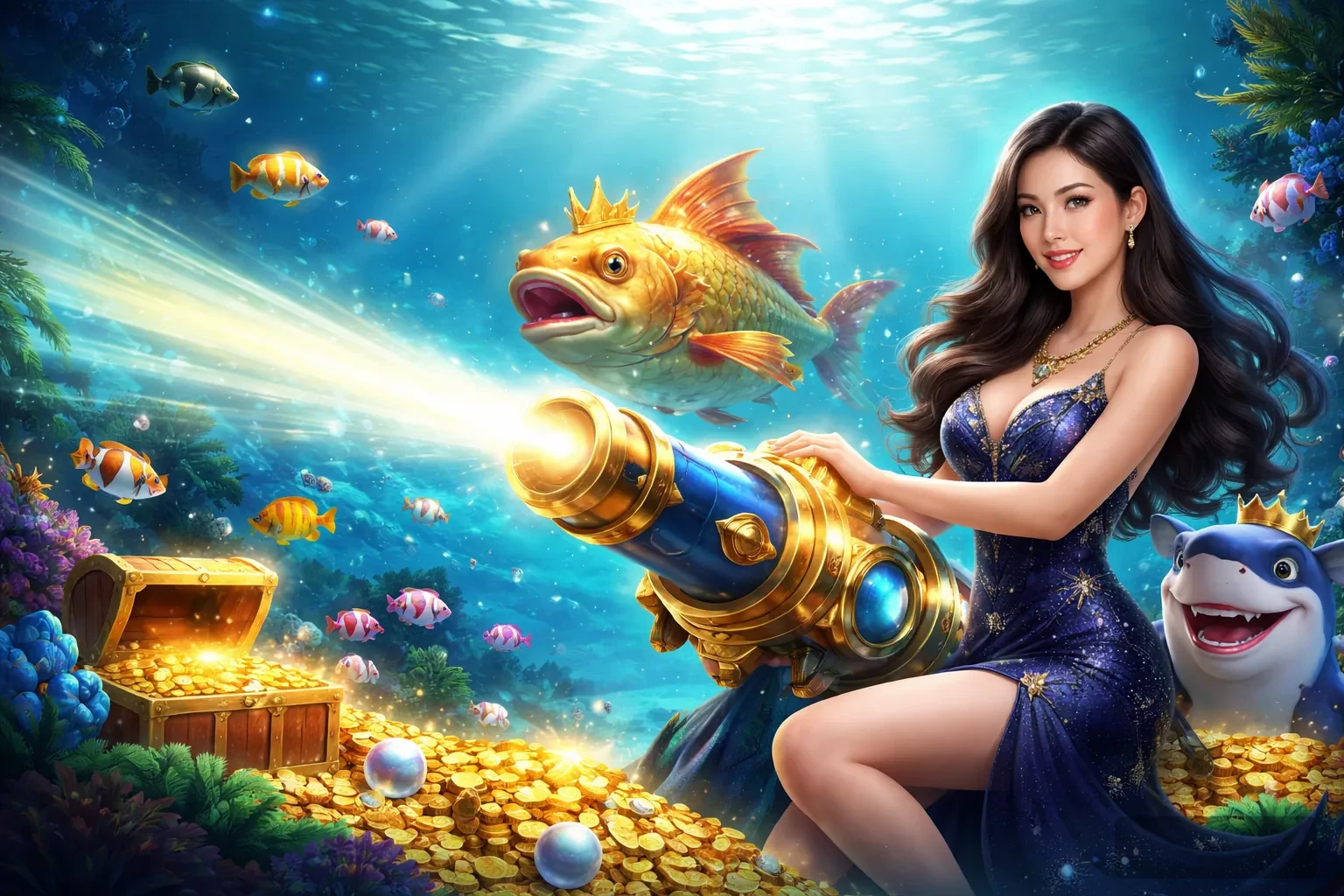 Phòng bắn cá huyền thoại rồng biển 789club